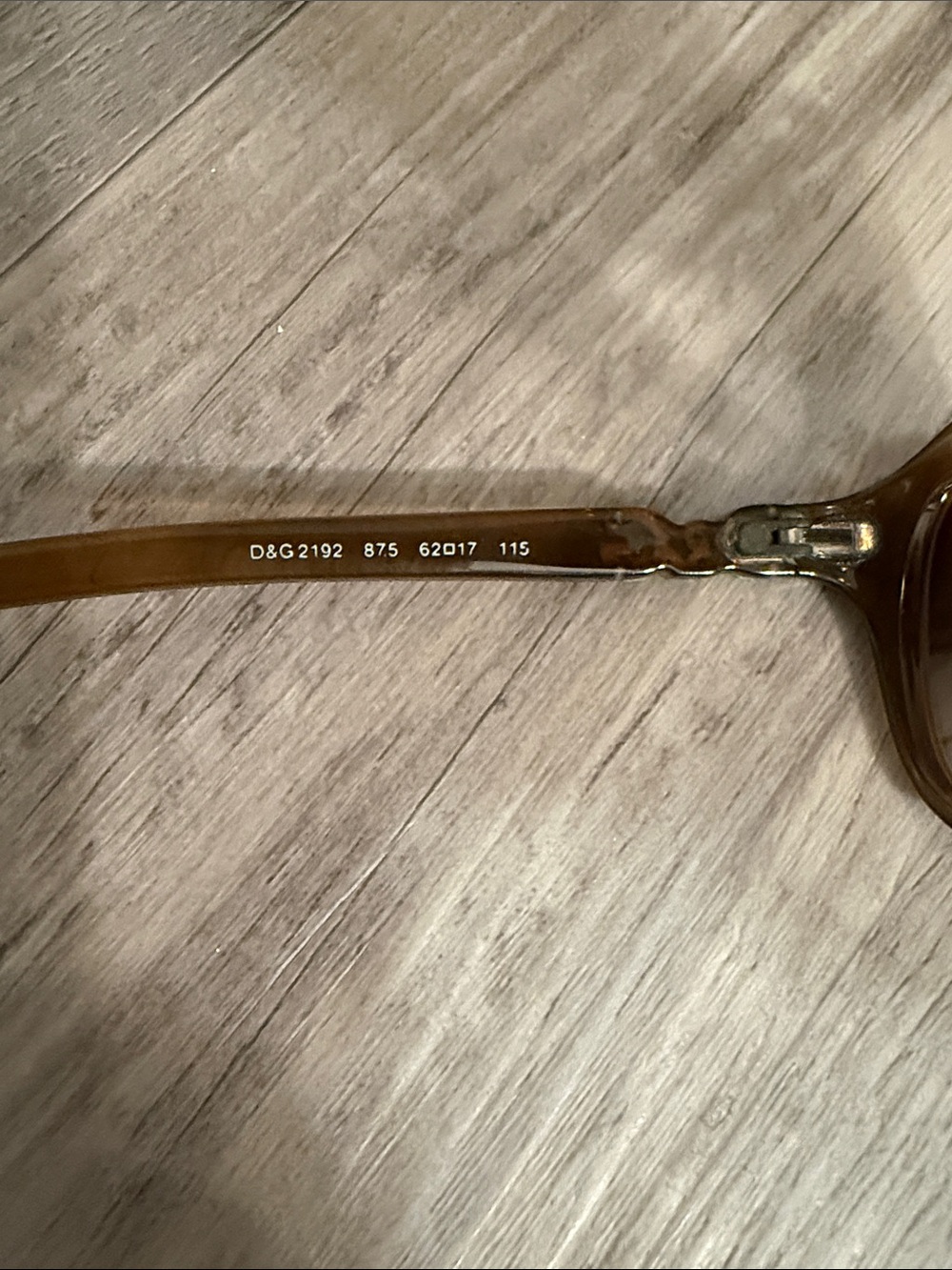 Dolce & Gabbana Brown Gradient Oversized Women's Sunglasses - Picture 4 of 4